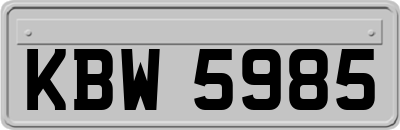 KBW5985