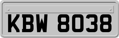 KBW8038