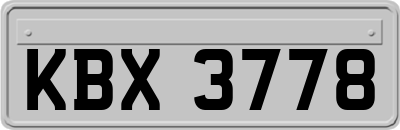 KBX3778