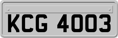 KCG4003