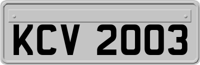 KCV2003