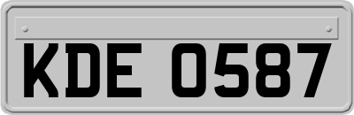 KDE0587