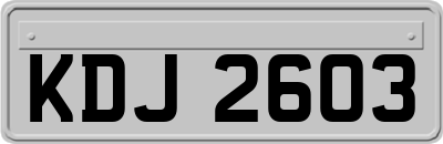 KDJ2603