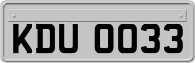 KDU0033