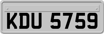 KDU5759