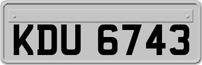 KDU6743