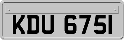KDU6751