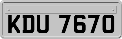 KDU7670
