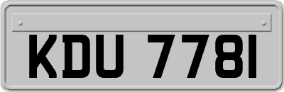 KDU7781