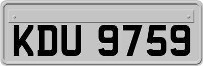 KDU9759