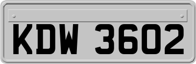 KDW3602