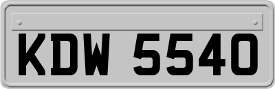 KDW5540