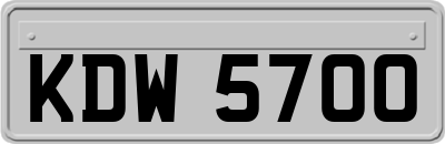KDW5700