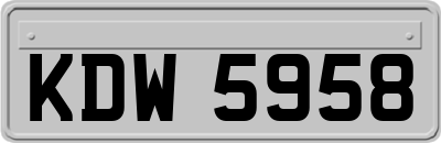 KDW5958