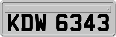 KDW6343
