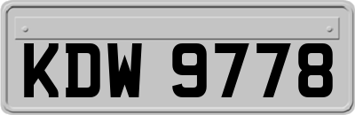 KDW9778