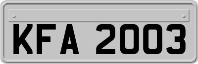 KFA2003
