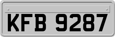 KFB9287