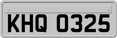 KHQ0325