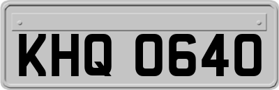 KHQ0640