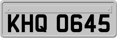 KHQ0645