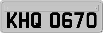 KHQ0670