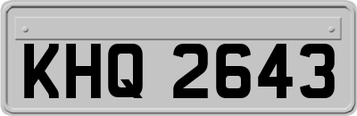 KHQ2643