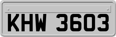KHW3603