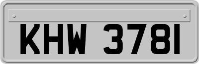 KHW3781