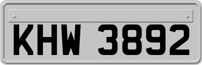 KHW3892