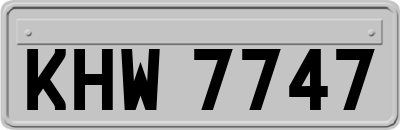 KHW7747