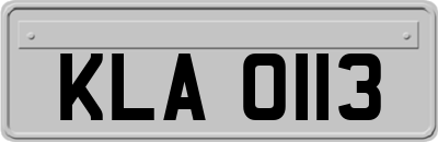 KLA0113