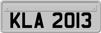 KLA2013