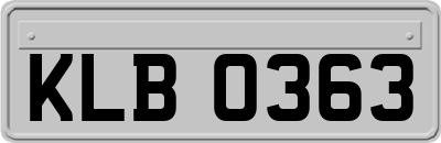 KLB0363