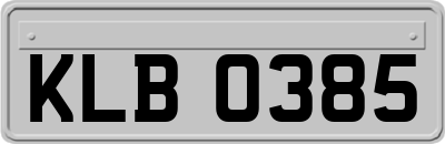 KLB0385