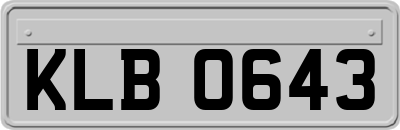KLB0643