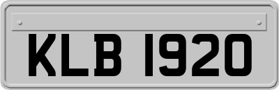 KLB1920