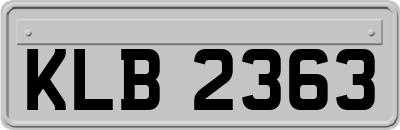 KLB2363