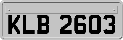 KLB2603