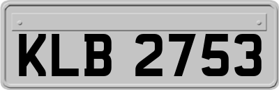 KLB2753