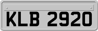 KLB2920
