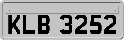 KLB3252