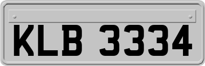 KLB3334