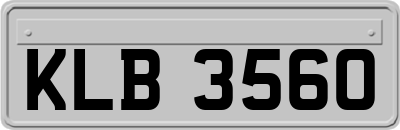 KLB3560