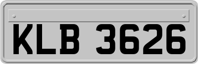 KLB3626