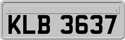 KLB3637