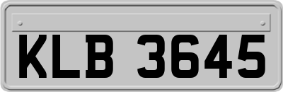 KLB3645