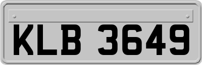 KLB3649