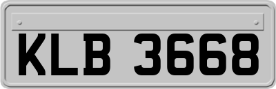 KLB3668