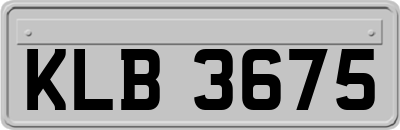 KLB3675